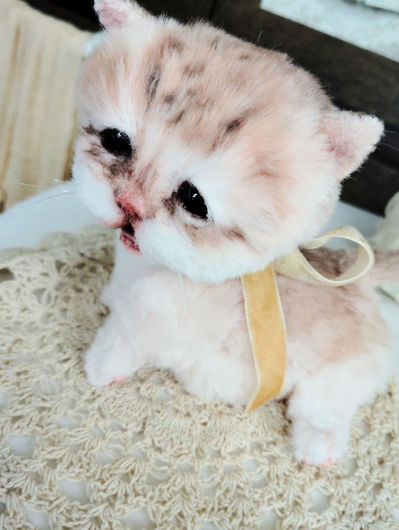 １体限定❤マンチカン子猫ちゃん♡ぽちゃボディ♡よちよちあんよ♡アートドール♡