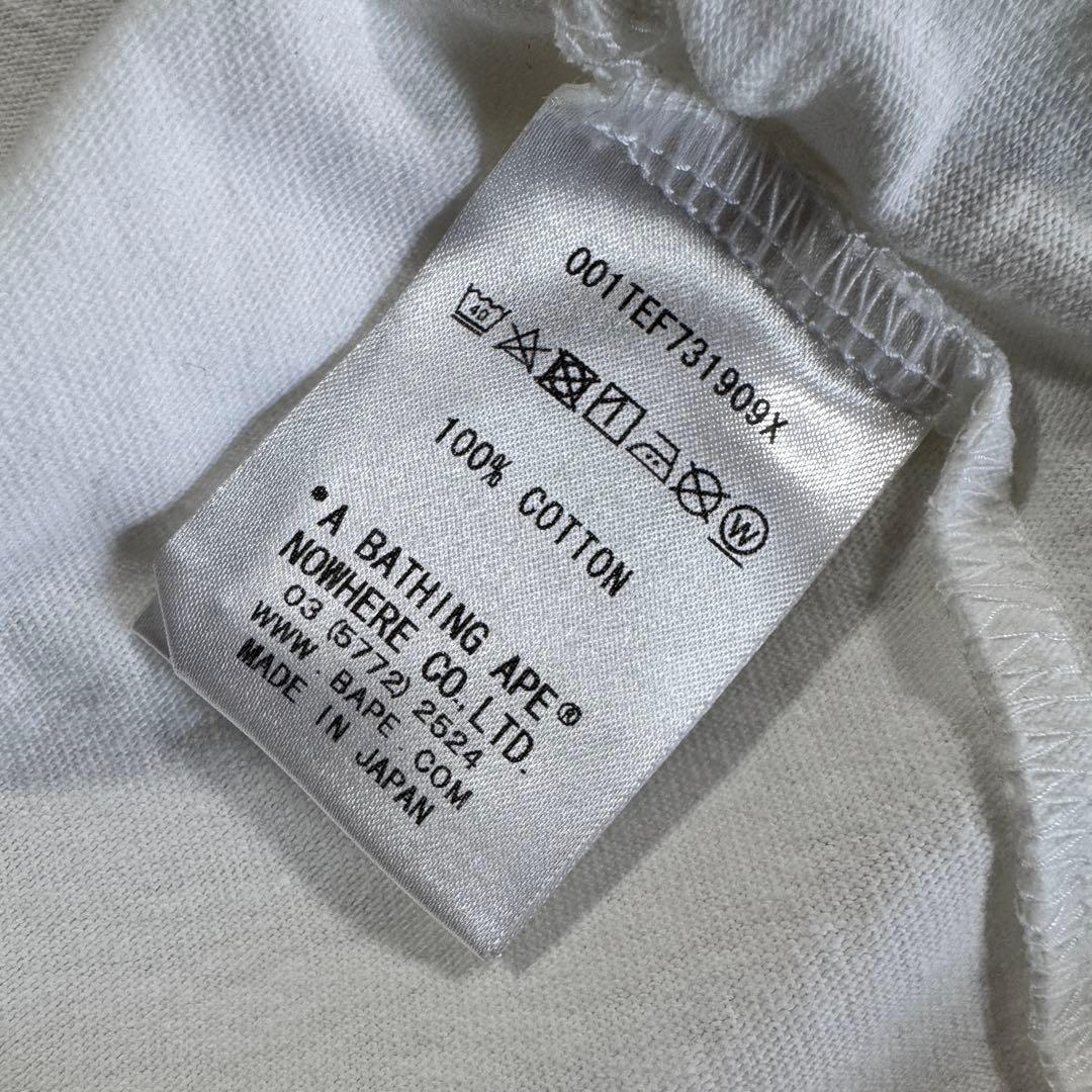 新品 MCM BY BATHING APE ホワイトTシャツphenomenon