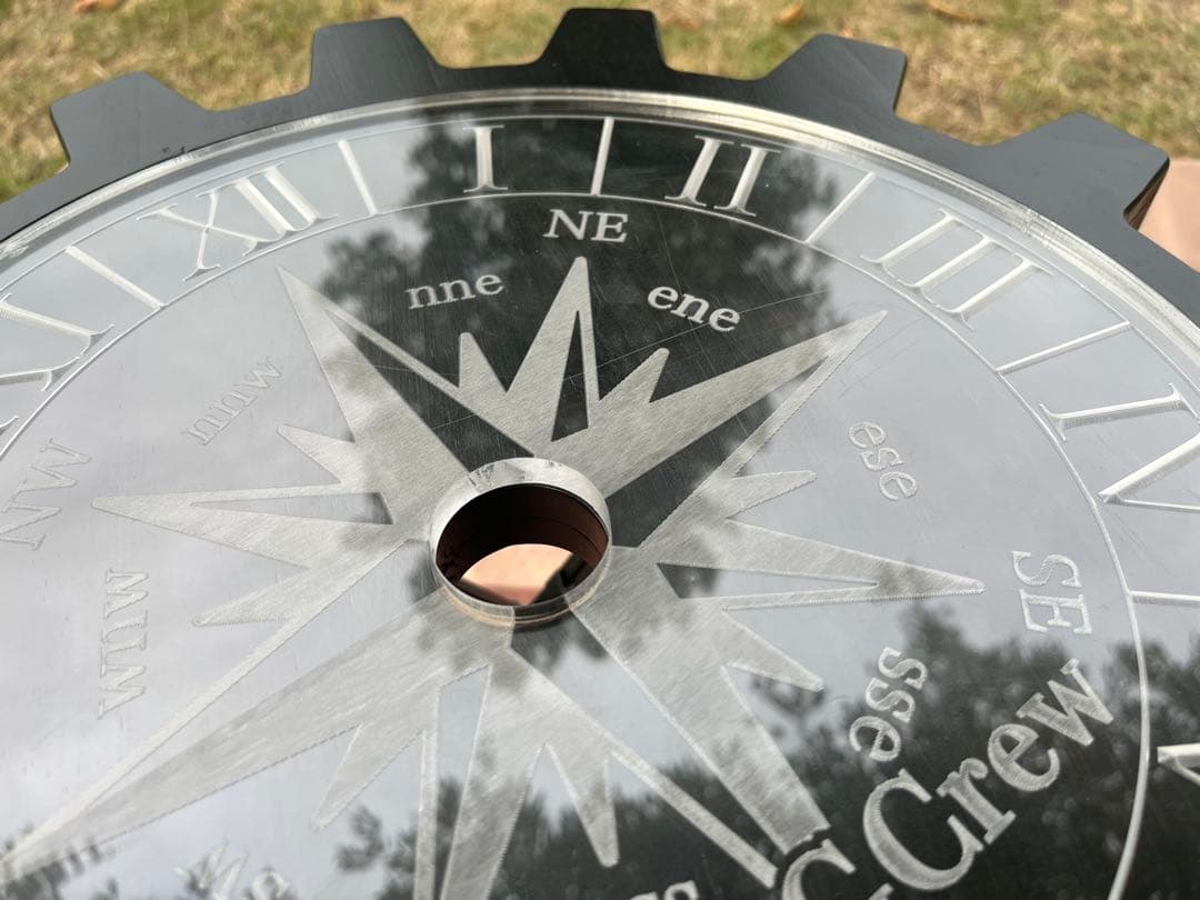 胡麻麦茶！！GGCrewマジックテーブル　鉄脚バージョン　コンパス