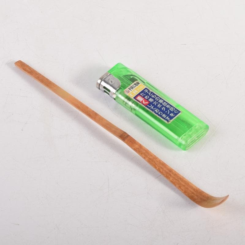 茶道具　宗春作　茶杓　銘「紅葉狩」　前大徳　柳生紹尚書付　共筒共箱　C　8288