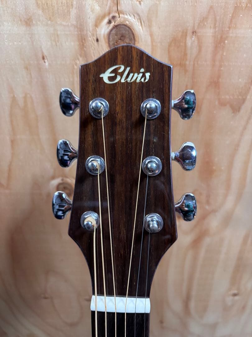 オールマホガニートップ単板/Elvis Ⅱ アコースティックギター ほぼ未使用品