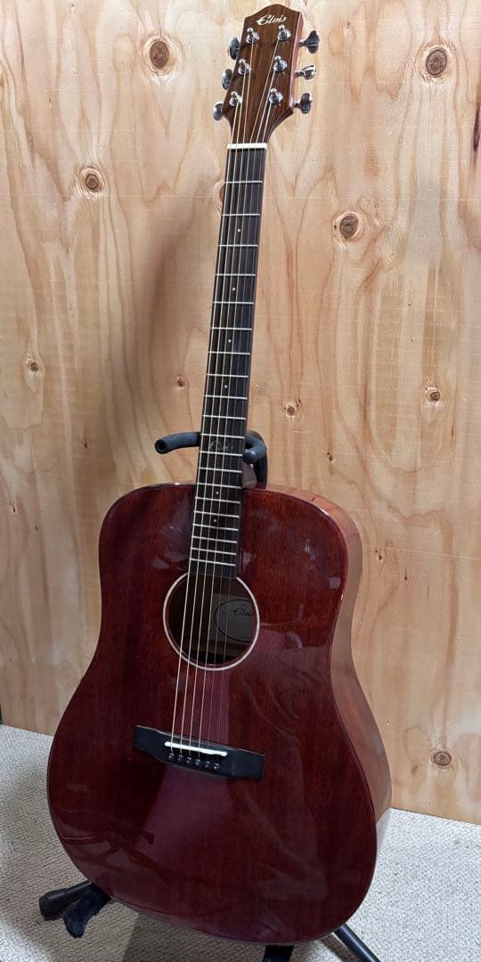 オールマホガニートップ単板/Elvis Ⅱ アコースティックギター ほぼ未使用品