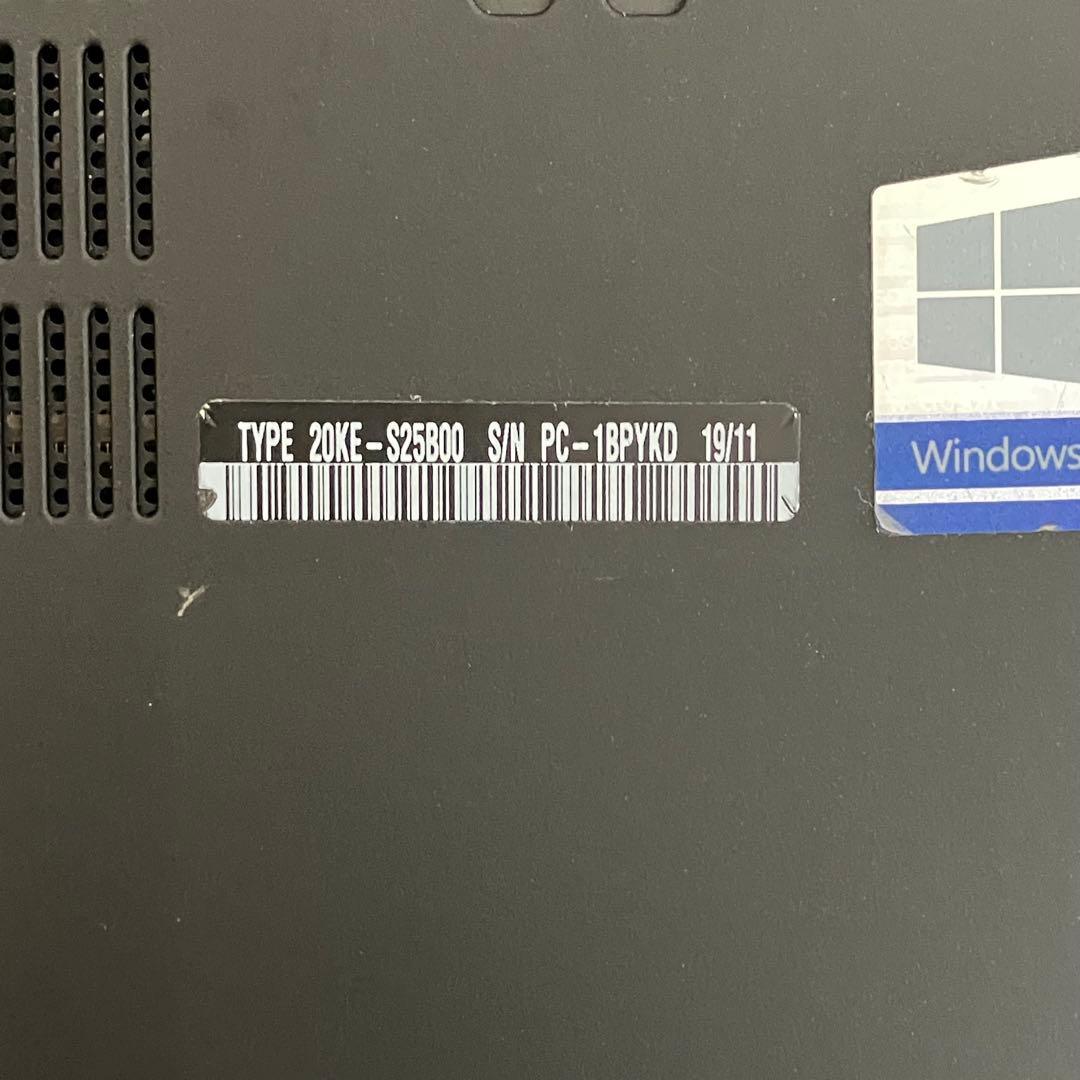 ThinkPad Win11 8世代i5/RAM8GB/SSD256GB