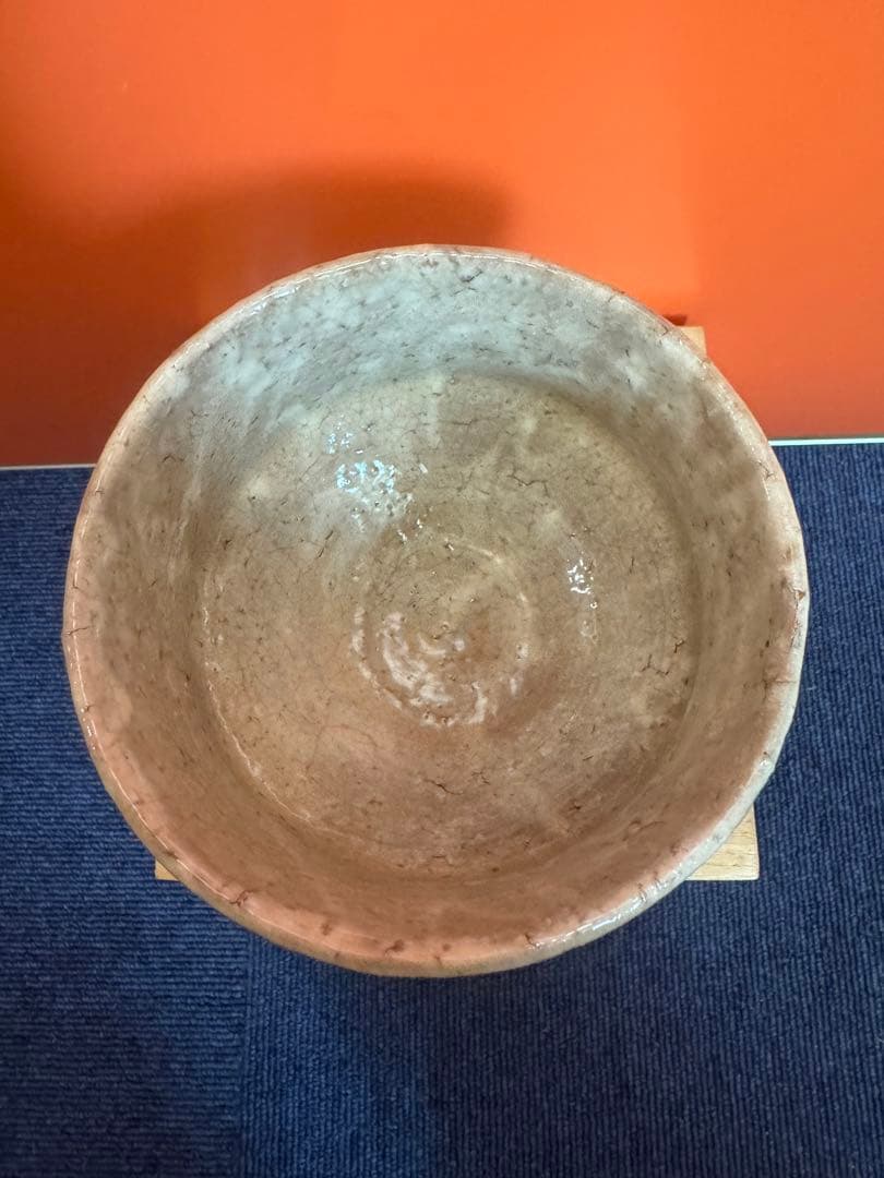 1869  小萩窯 厚東建信作 萩焼 茶碗 茶道具　未使用