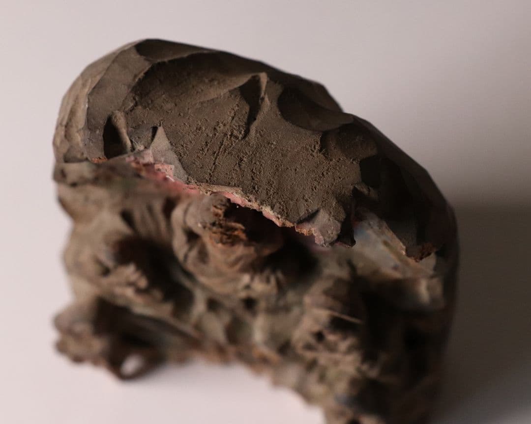 時代 木彫 彩色 不動明王 仏像 高11.3cm 木造 仏教美術【MA467】