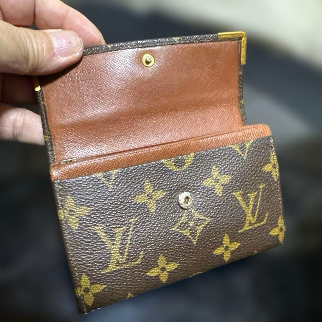 14☆希少美品♪ヴィンテージ エクレール 二つ折り 財布 コンパクトウォレット