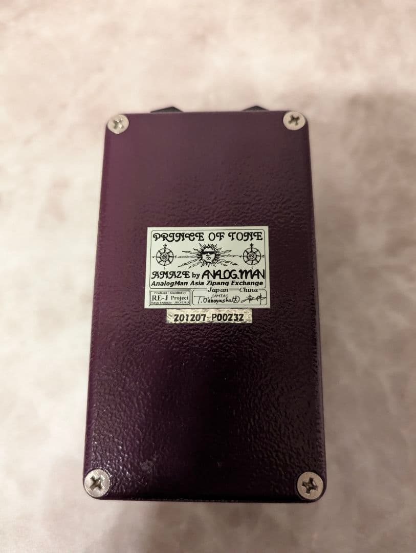 初期製作　2012年製　Analogman Prince of Tone