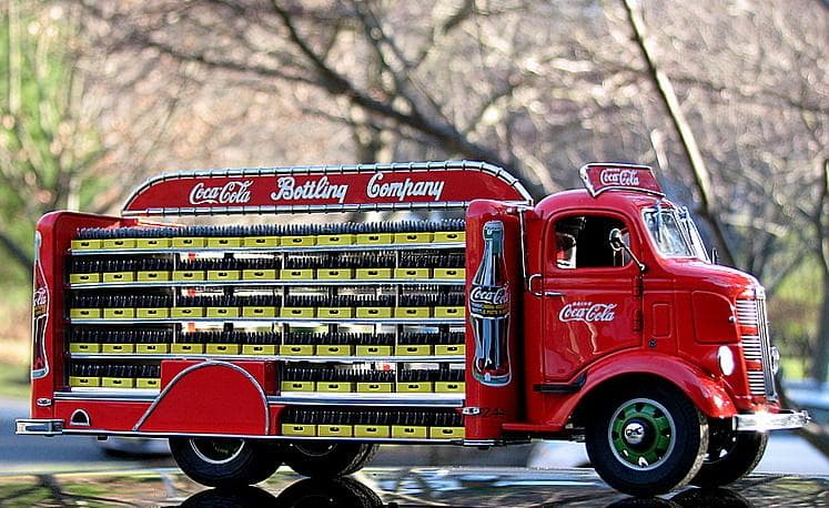激レア★絶版★コカコーラ 1938 デリバリートラック ダンバリーミント