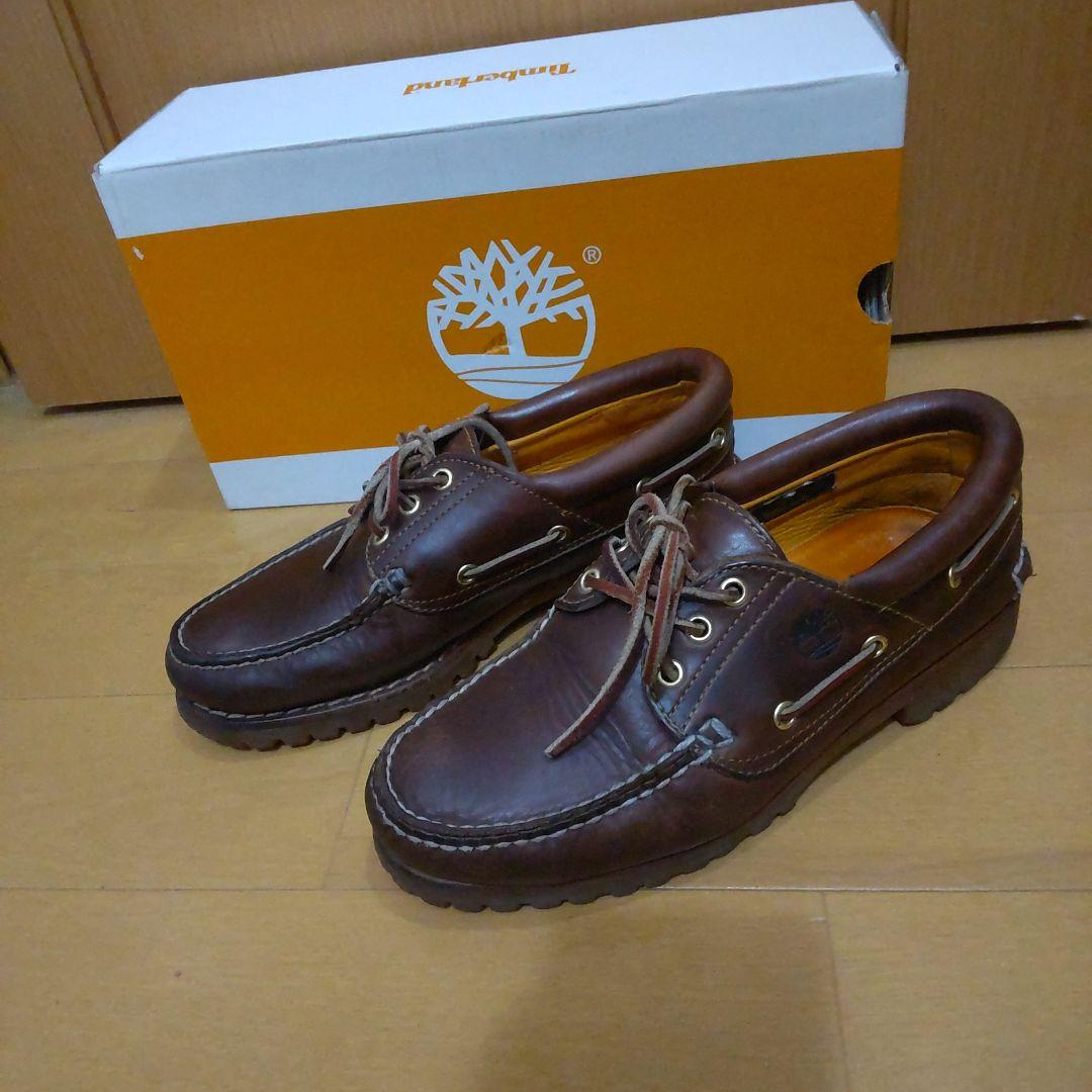 【ケア済】Timberland デッキシューズ 3eye