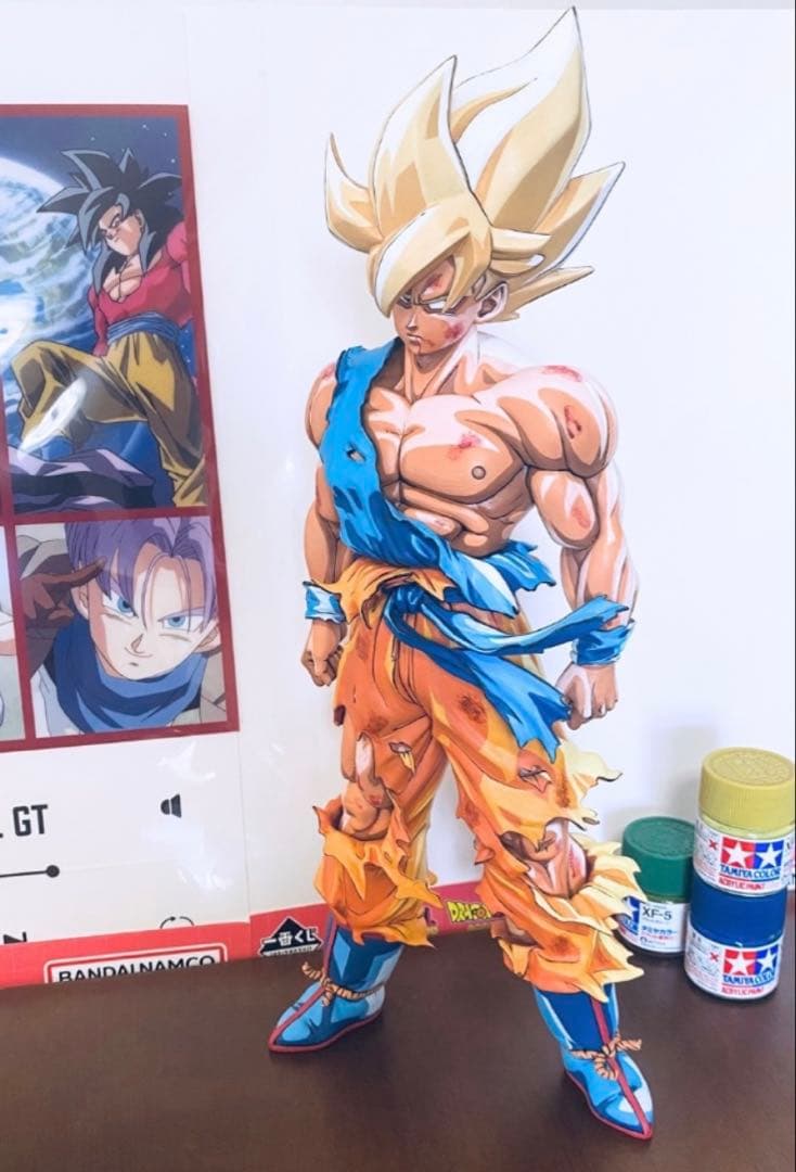 ドラゴンボールフィギュア 伝説の超サイヤ人 孫悟空 リペイント SMSP