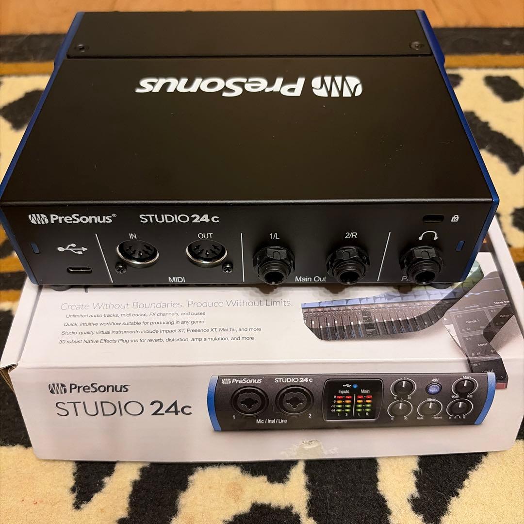 PreSonus STUDIO 24c オーディオインターフェイス　新品同様