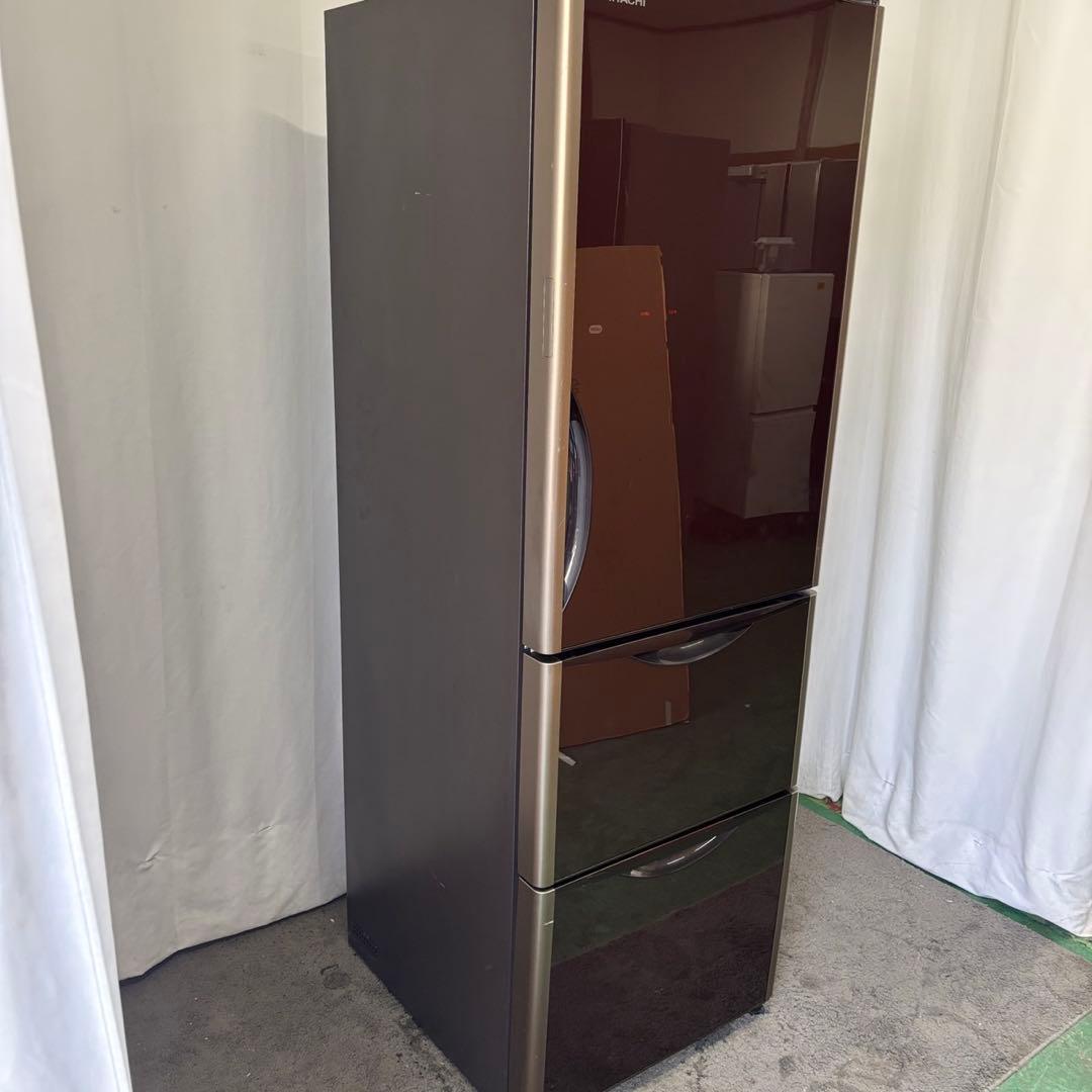 36　日立　冷蔵庫　大型　300-400ℓ　安い　綺麗　右開き　真チル　設置無料