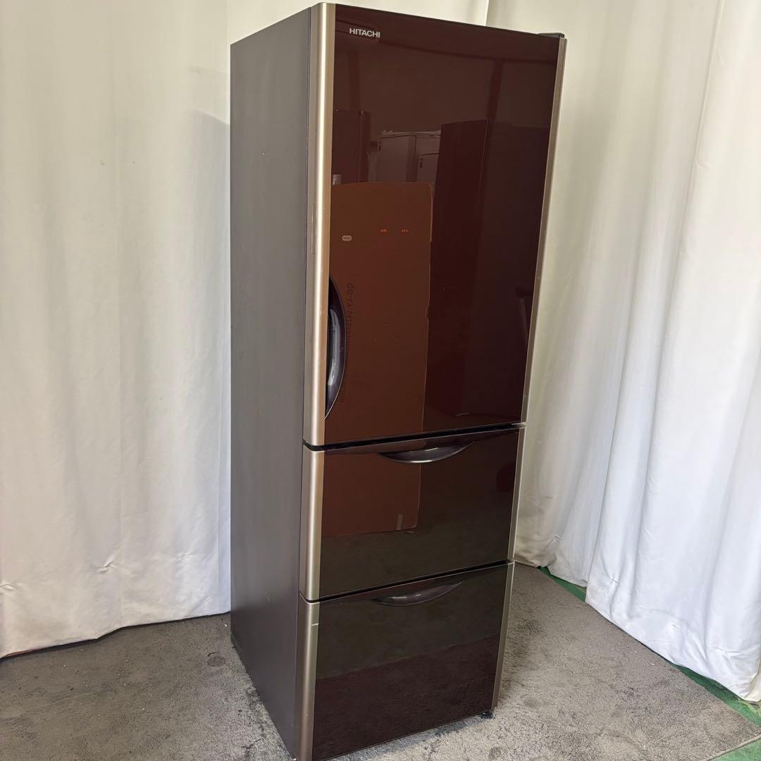 36　日立　冷蔵庫　大型　300-400ℓ　安い　綺麗　右開き　真チル　設置無料