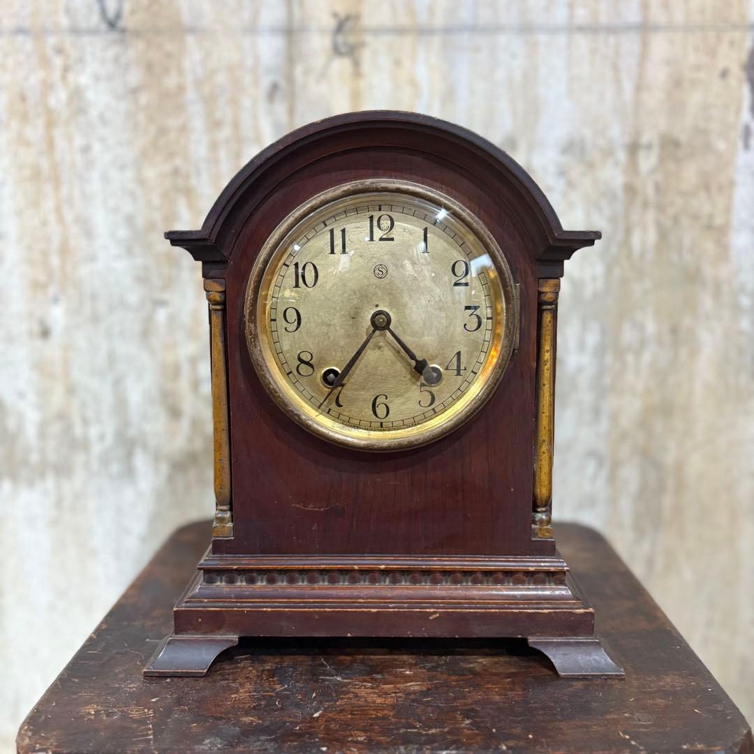 SEIKOSHA 精工舎 ゼンマイ時計　機械時計　置時計　ヴィンテージ