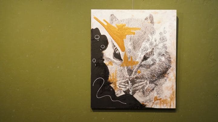 【原画】Heart of gold（絵画、アート、インテリア、F10、美術品）