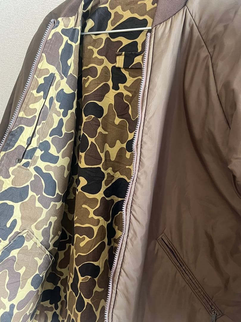 80s woolrich 迷彩柄リバーシブルブルゾン　ウールリッチ　L USA製