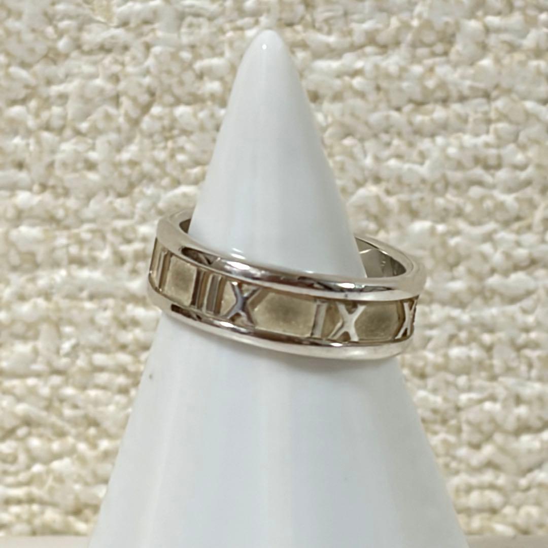 【美品】Tiffany & Co. 925 シルバー アトラスリング 11号