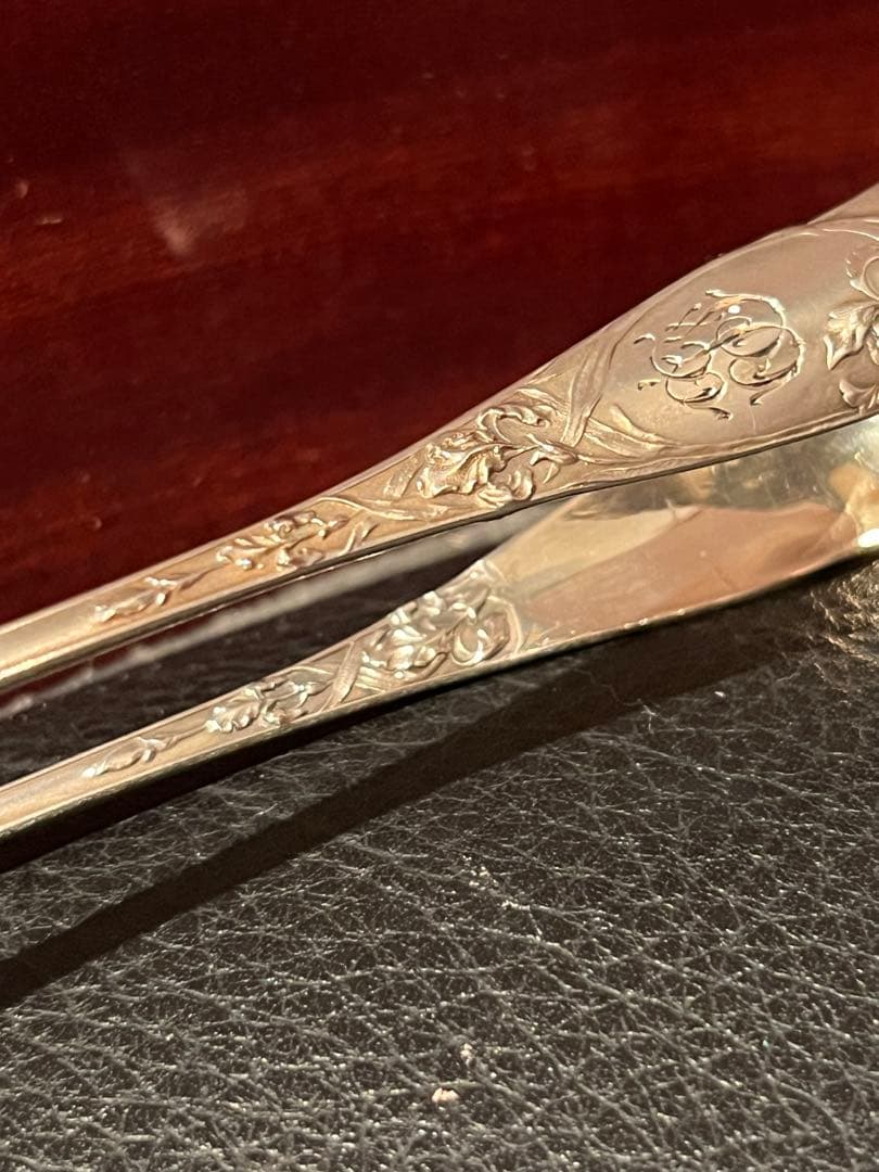 ピュイフォルカ　純銀製　950 トング　フランスアンティーク　スターリング