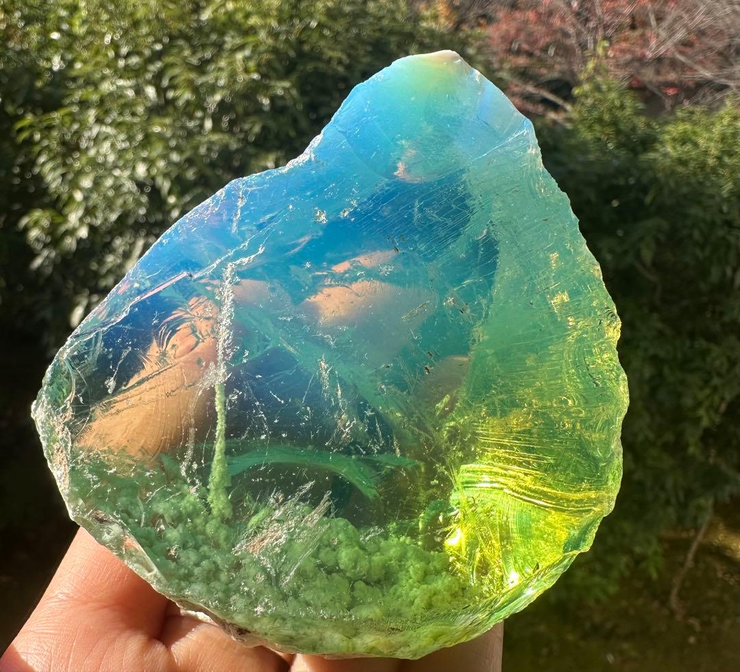 1点物アンダラクリスタル　西ジャワ島　高次元ヒーリング瞑想覚醒