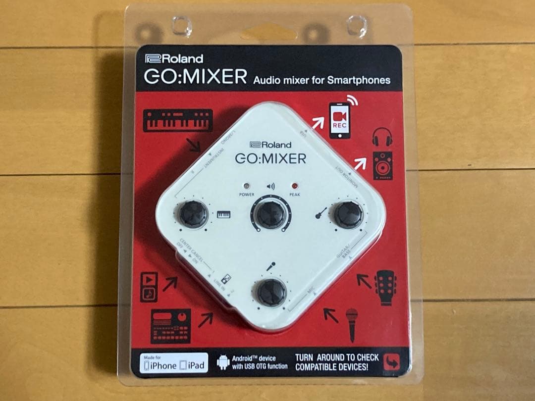 【未開封品】Roland GO:MIXER スマートフォン用オーディオミキサー