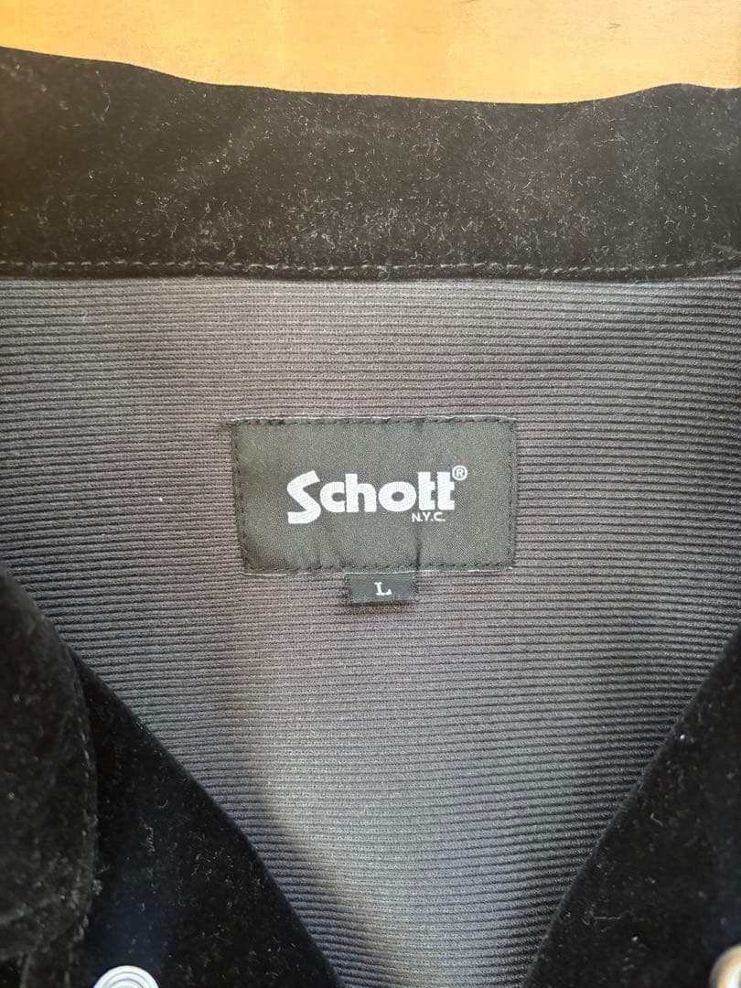 schott セットアップ　ベロア
