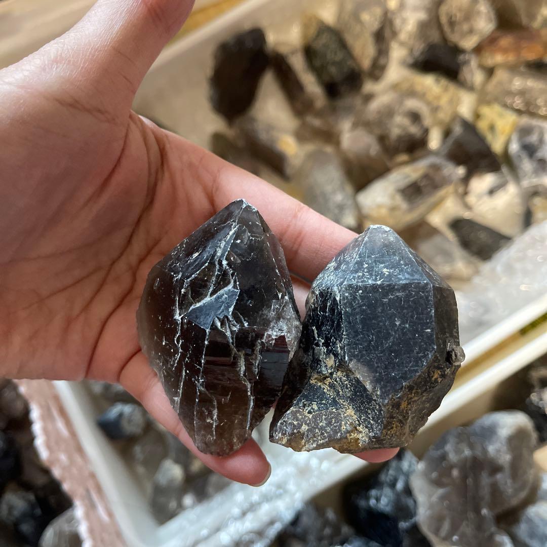 天然石 スモーキークォーツ 110個セット