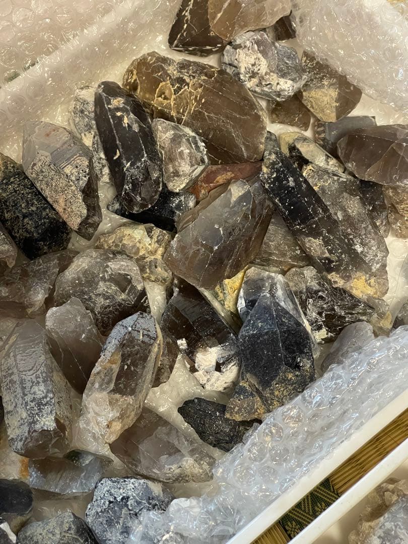 天然石 スモーキークォーツ 110個セット