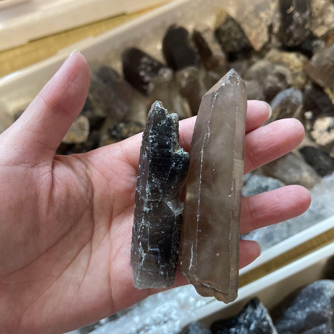 天然石 スモーキークォーツ 110個セット