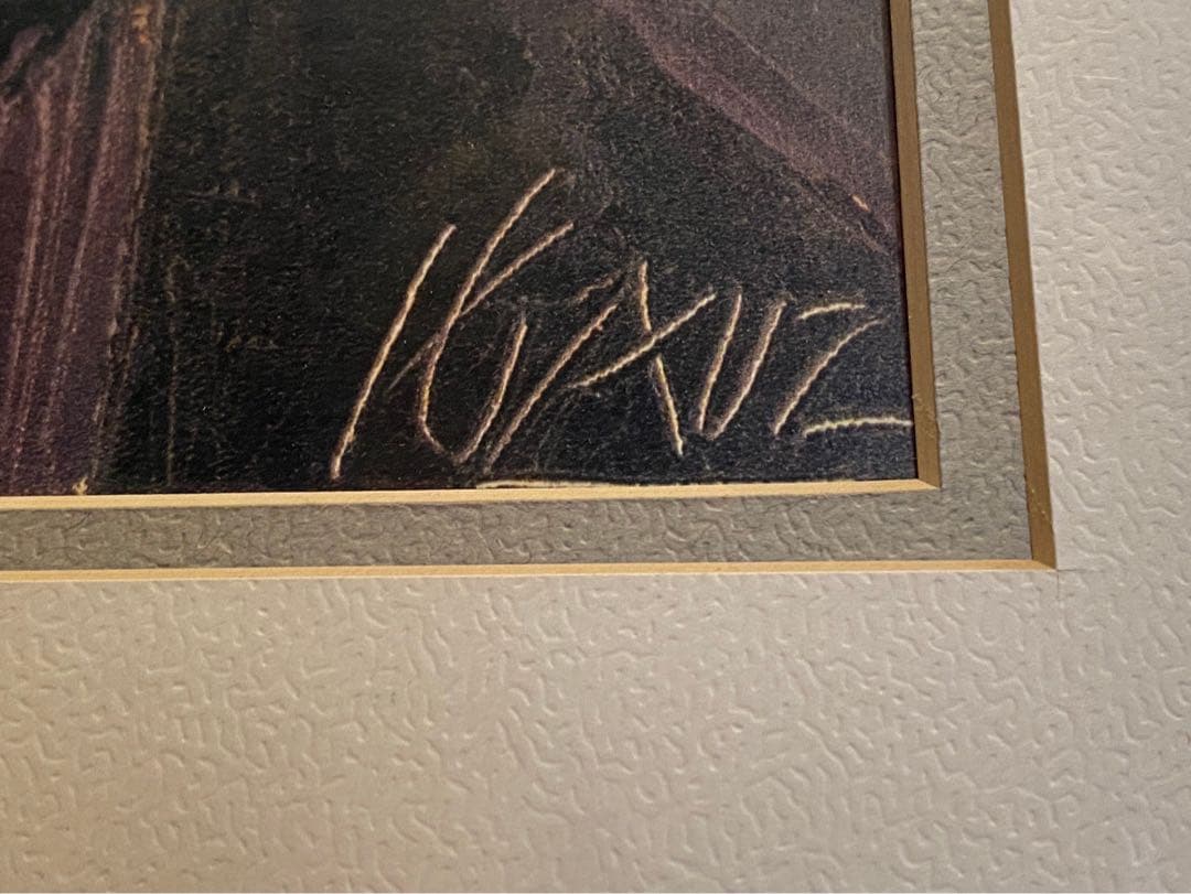 ミゲル・イバルス・ロカ ブルー花瓶 インテリア アート 額縁