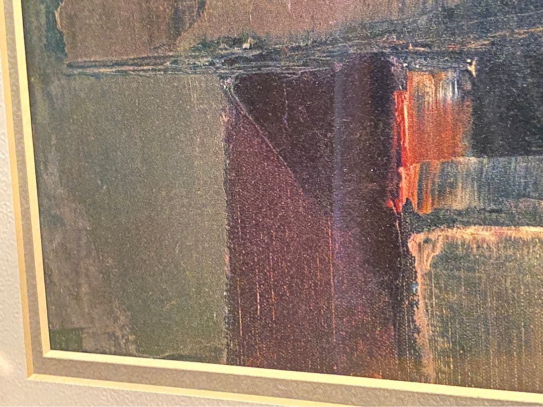 ミゲル・イバルス・ロカ ブルー花瓶 インテリア アート 額縁