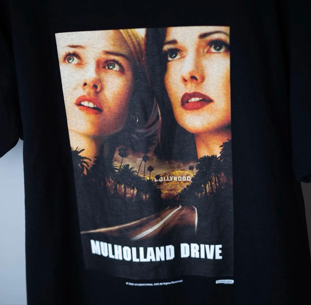 【L】マルホランド・ドライブ オフィシャルTシャツ デヴィッドリンチ監修 黒