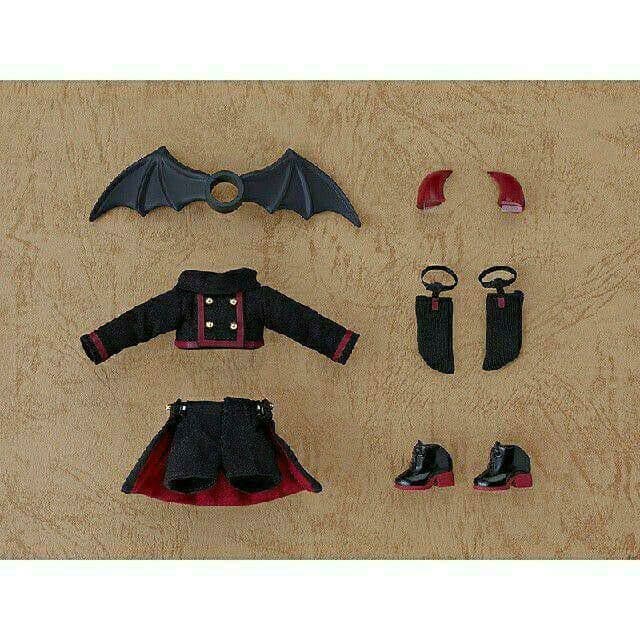 ねんどろいどどーる おようふくセット 悪魔 服 衣装 デビル 羽 靴 角 ブーツ