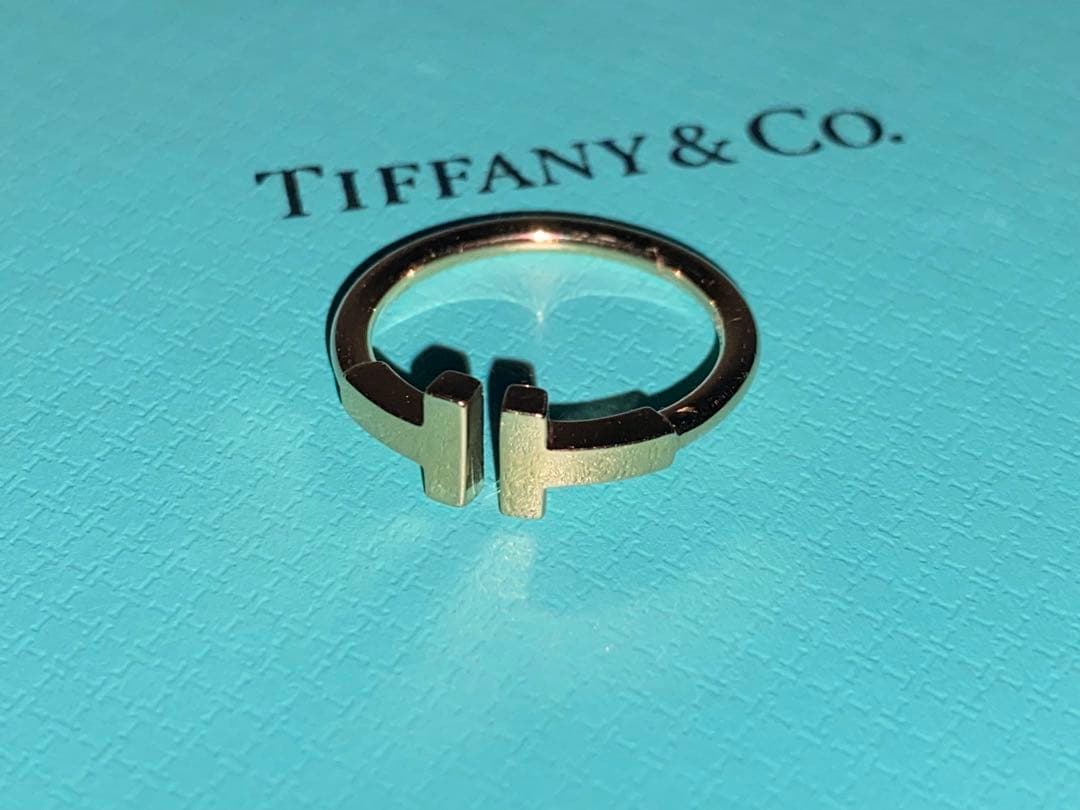 Tiffany & Co. ティファニーTワイヤーリング 18Kゴールド 9号