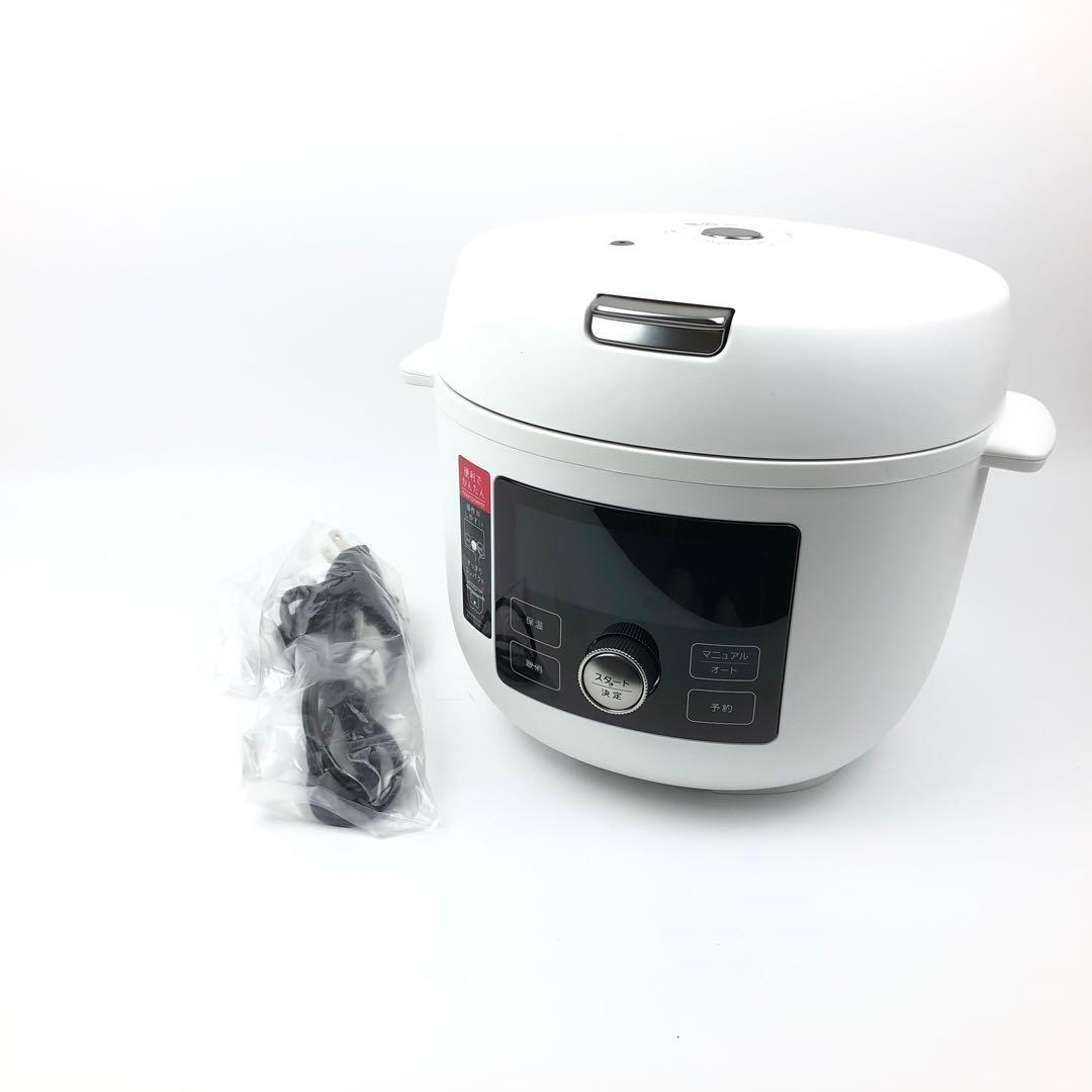 【新品開封品】タイガー 電気圧力鍋 2.2L COK-A220WM（ホワイト）