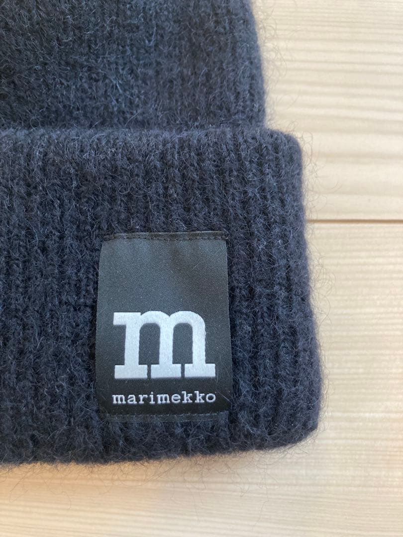 新品未使用 マリメッコ ビーニー ブラック