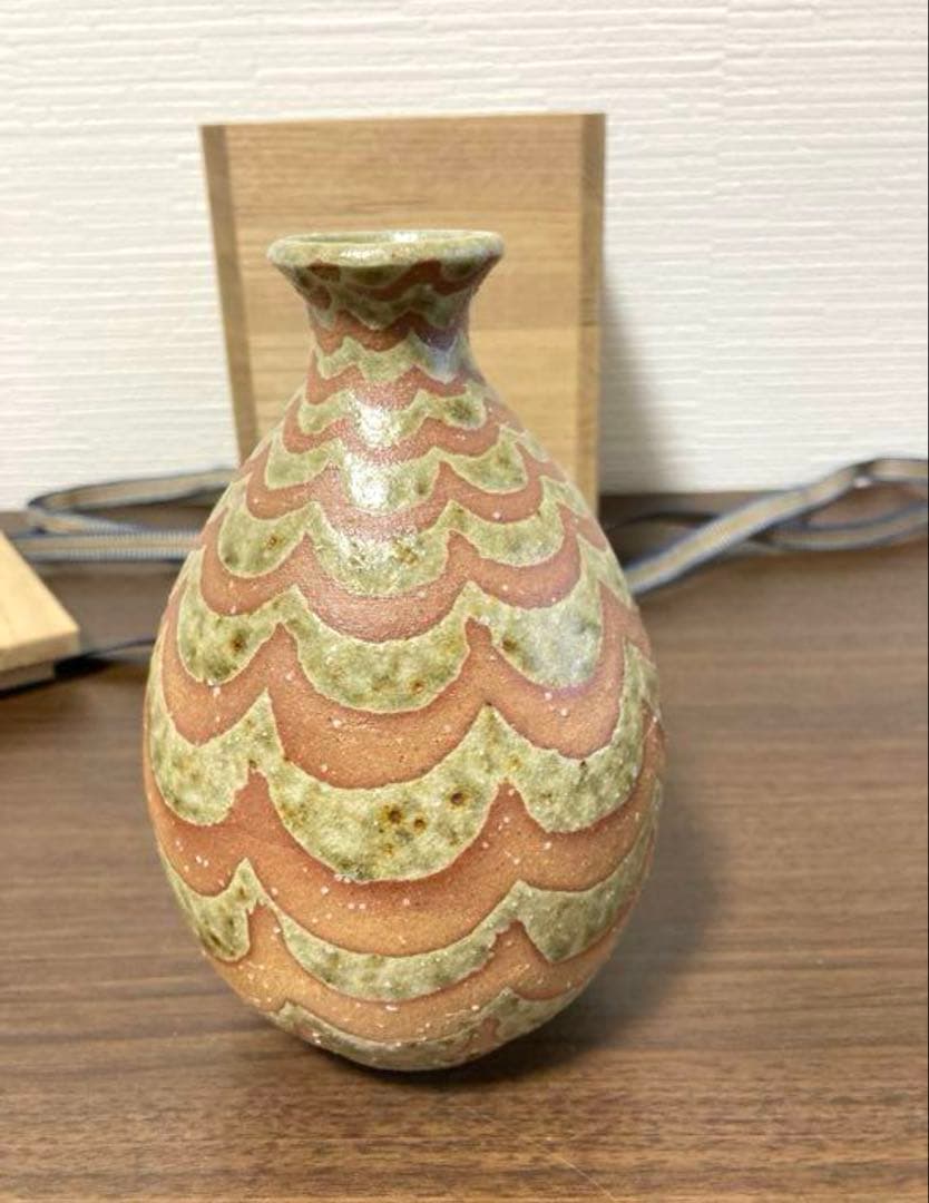 ゲルトクナッパー 1996年作 益子焼　徳利　共箱 、栞　真作保証