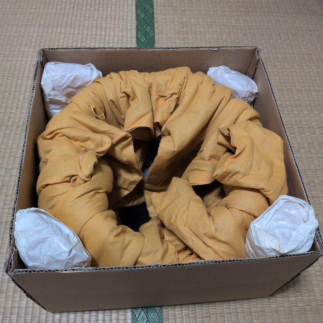 茶道具 面取風炉 唐銅 茶色 丸型