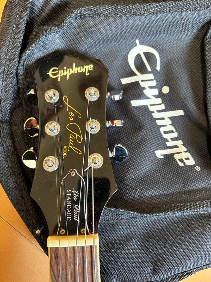 レフティ！Epiphone Les Paul STANDARD 専用ケース付き
