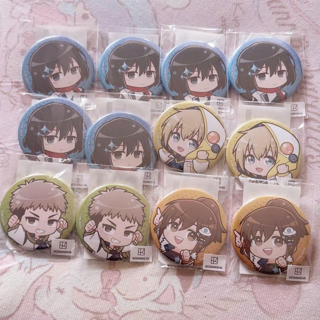 進撃の巨人 缶バッジ 18個セット まるくじ スペース