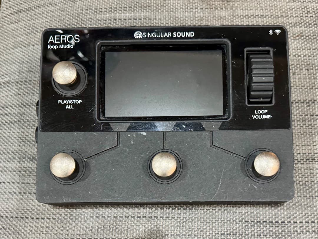 Singular Sound AEROS loop studioルーパーペダル
