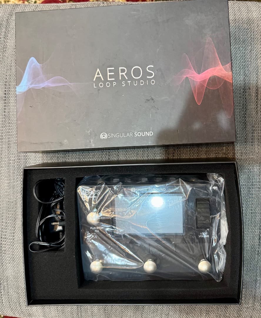 Singular Sound AEROS loop studioルーパーペダル