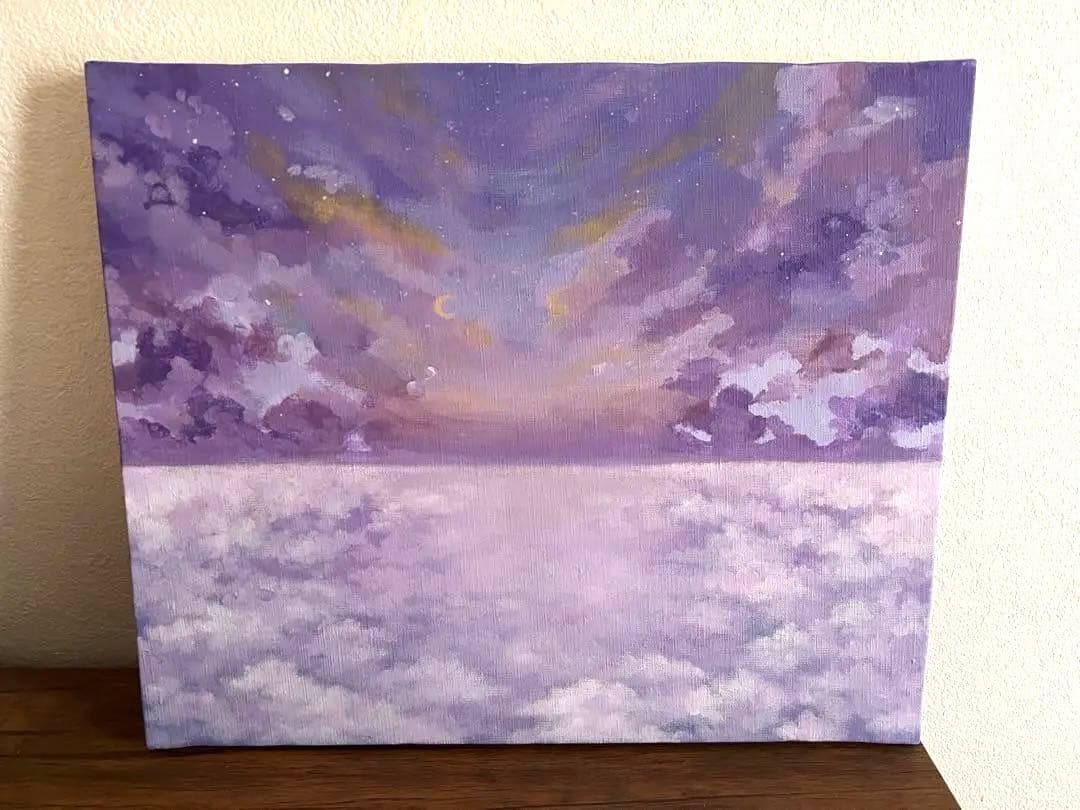 アクリル画　抽象画　原画　インテリア　F8