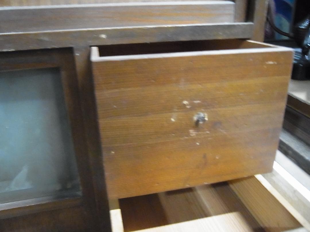 ひ*な様 レトロ家具　小茶箪笥　収納　木製　現状