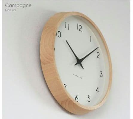Lemnos レムノス Campagne カンパーニュ 壁掛け 時計
