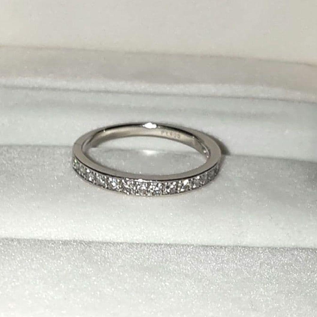 ヴァンドーム 14号 0.3ct ダイヤ エタニティ リング Pt900