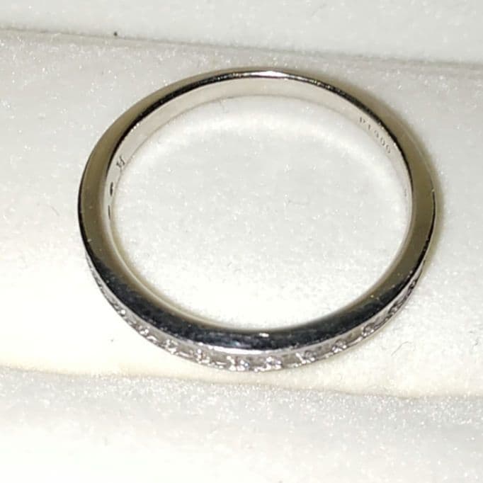 ヴァンドーム 14号 0.3ct ダイヤ エタニティ リング Pt900