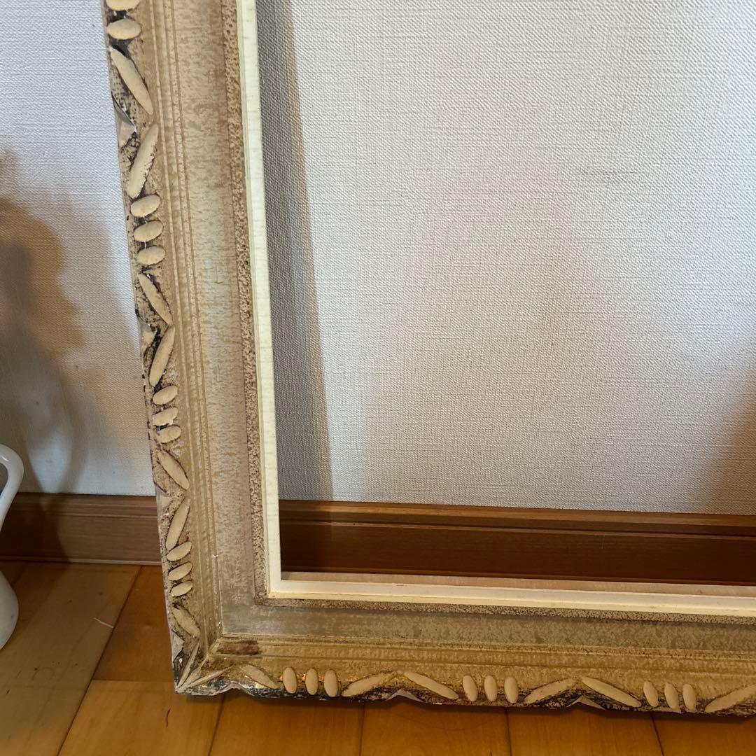 レトロ！ヴィンテージ！アンティークフレーム2枚　古道具　木製額縁　ニチガク