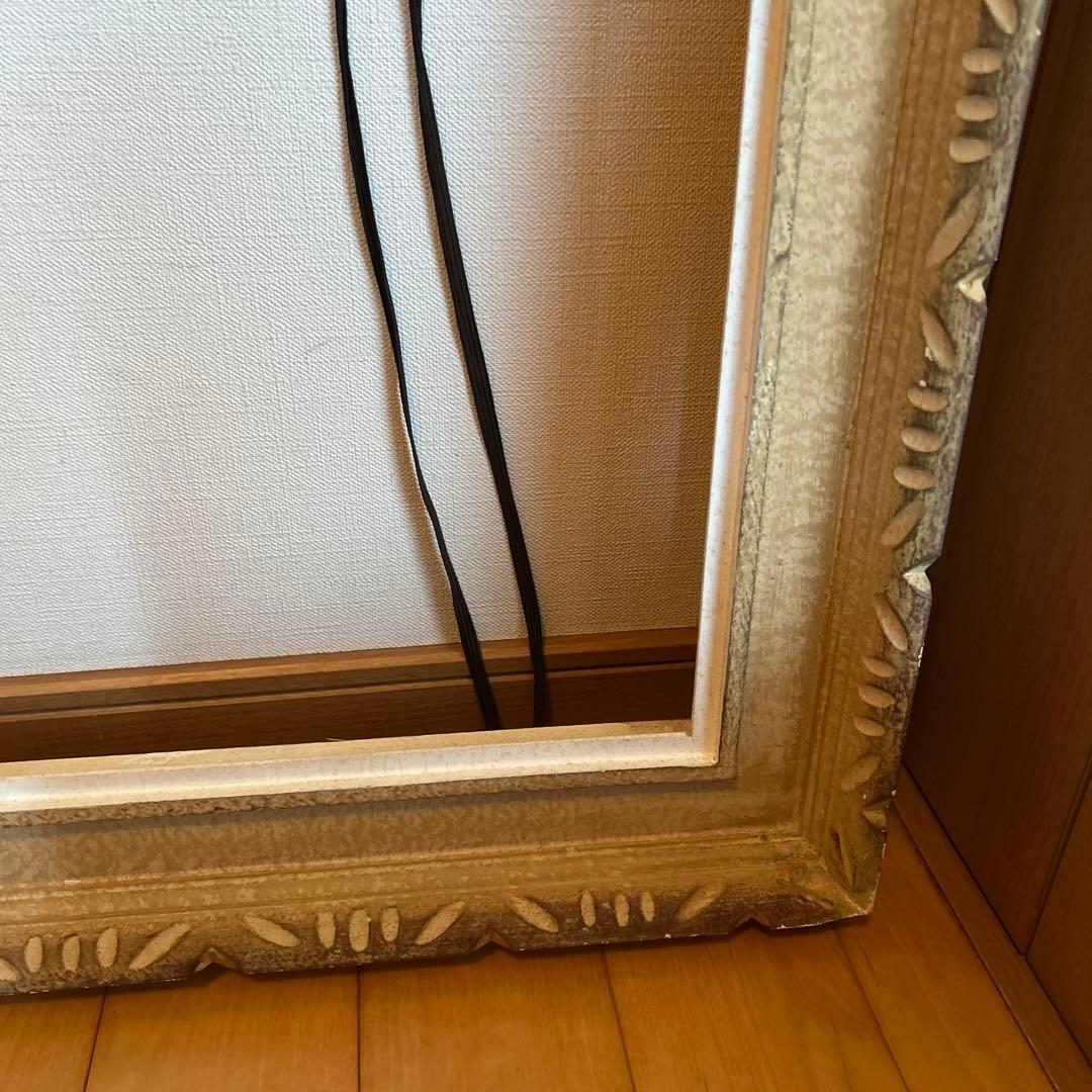 レトロ！ヴィンテージ！アンティークフレーム2枚　古道具　木製額縁　ニチガク