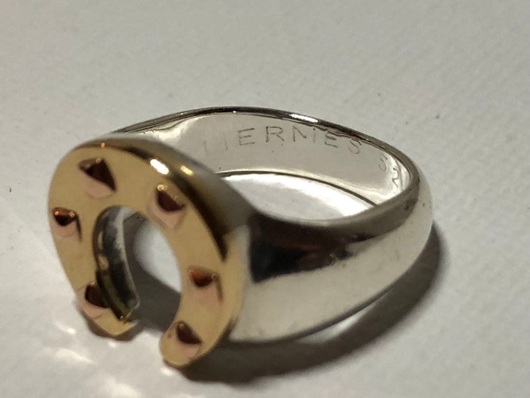 エルメス ホースシューリング シルバー925 ヴィンテージ