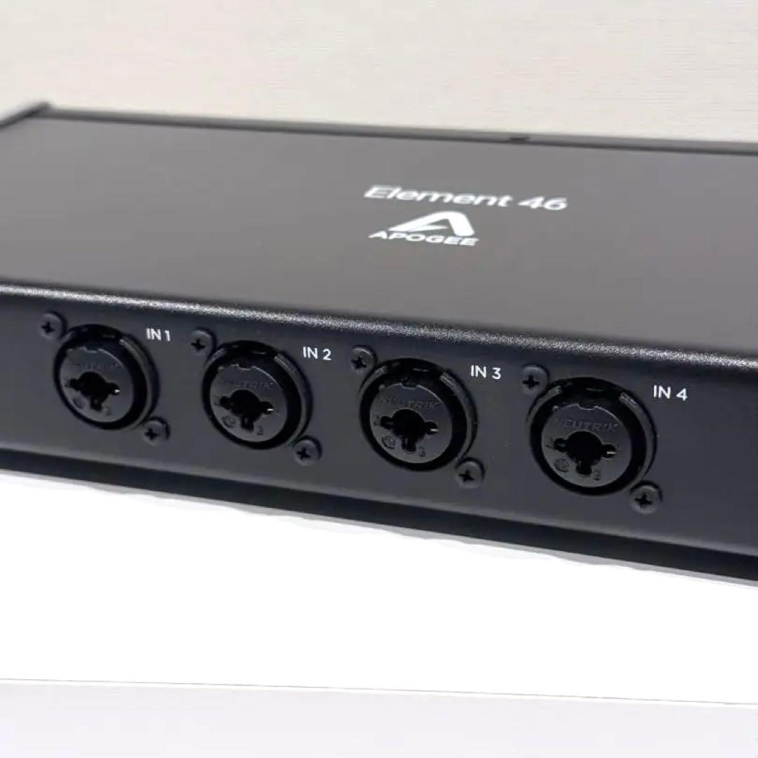 美品Apogee Element 46/純正Thunderboltケーブルセット
